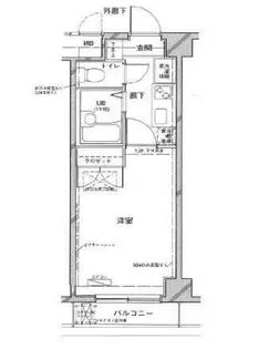 カテリーナ市ヶ谷【2階】の間取り