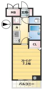 Verona池袋本町Lusso【2階】の間取り