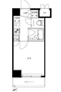 ルーブル北新宿【9階】の間取り