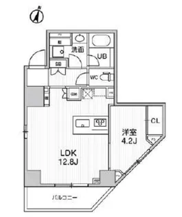 ドゥーエ東大前【11階】の間取り