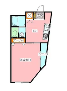 ディオン石原【2階】の間取り