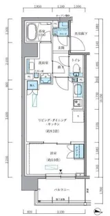 パークアクシス新大橋【11階】の間取り