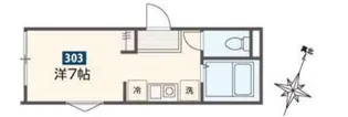 MELLAS祐天寺【3階】の間取り