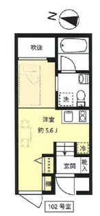 ザ・シティ本郷ーSTハウス【1階】の間取り