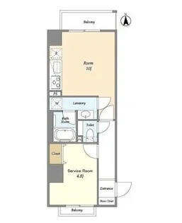 Anela Court【3階】の間取り
