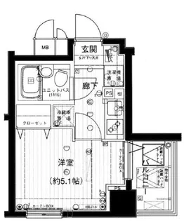 メインステージ御茶ノ水【209号室】の間取り