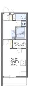 レオパレス橙【1階】の間取り