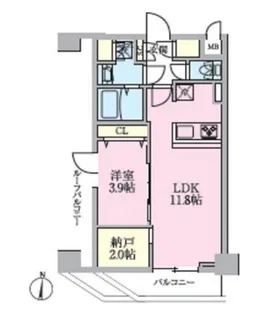 ルネサンスコート文京白山【5階】の間取り