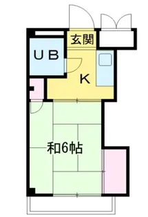 ハイツみゆき【104号室】の間取り