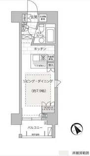 ブランシエスタ駒込【10階】の間取り