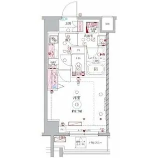 ラグディア北新宿【5階】の間取り