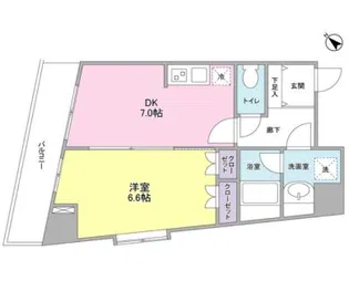 コンフォリア池尻【4階】の間取り