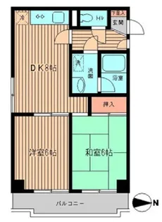 シティハイツ両国【9階】の間取り