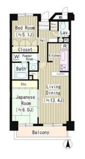 アミ浜田山【5階】の間取り