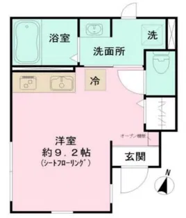 サンテラス華【1階】の間取り
