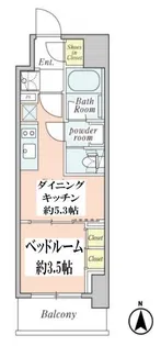 クレストコート本所吾妻橋【6階】の間取り