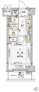メインステージ押上Ⅱ【3階】の間取り
