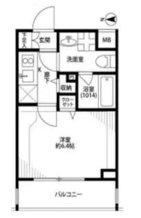 プレール・ドゥーク上高井戸【4階】の間取り
