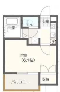 CottonWell浦安【2階】の間取り