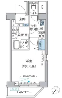 FIORE KOMAGOME【1階】の間取り