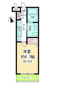 アルジオーネ池尻【2階】の間取り