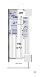 エスティメゾン大島【10階】の間取り