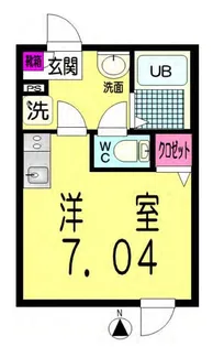 エフプレスト中野弥生町【4階】の間取り
