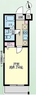 プラティーク高円寺【304号室】の間取り
