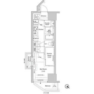 ARKMARK巣鴨COURT【13階】の間取り