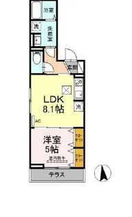 セレスティア東葛西Ⅱ【2階】の間取り