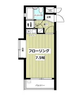 ライオンズマンション駒込第7【2階】の間取り