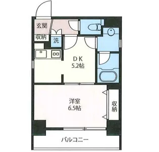 エスティメゾン神田【3階】の間取り