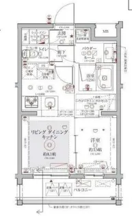 ヴァースクレイシアIDZ下北沢【1階】の間取り