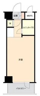 ライオンズマンション新宿御苑前【4階】の間取り