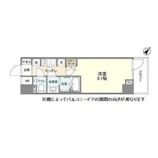 YSレジデンス代田橋【2階】の間取り