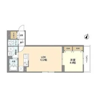 ウェルスクエア渋谷本町【3階】の間取り