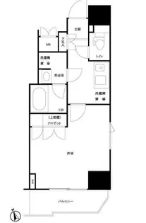 ルーブル新宿原町【10階】の間取り