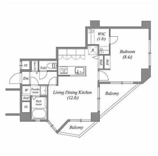 インプルーブ滝野川【7階】の間取り