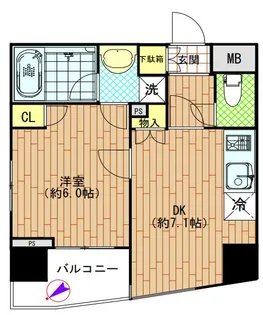 アリーチェ中落合【13階】の間取り