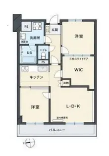 目白ガーデニア【702号室】の間取り