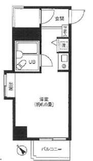 グレース千早町【4階】の間取り