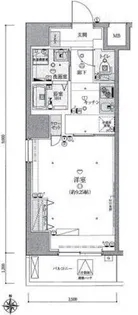 リヴシティ両国参番館【9階】の間取り