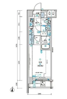 メインステージ森下駅前【210号室】の間取り