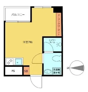 GODAI方南町【3階】の間取り