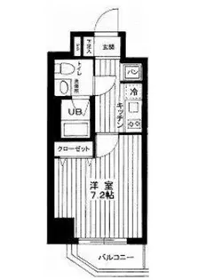 ヴェルト浅草【10階】の間取り