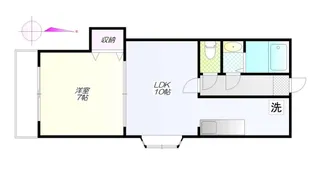 ウィンベル巣鴨【2階】の間取り