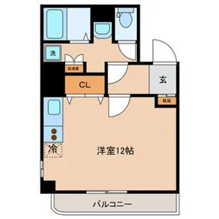 メイフェアハウス三田【8階】の間取り