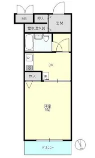 ネオコーポ高円寺【412号室】の間取り