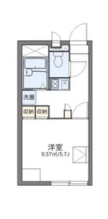 レオパレス清美【1階】の間取り