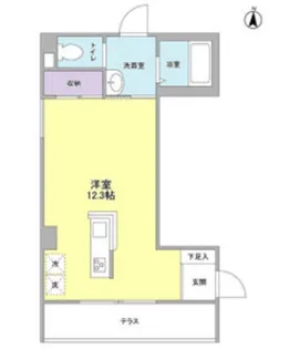 加藤医院ビル【4階】の間取り